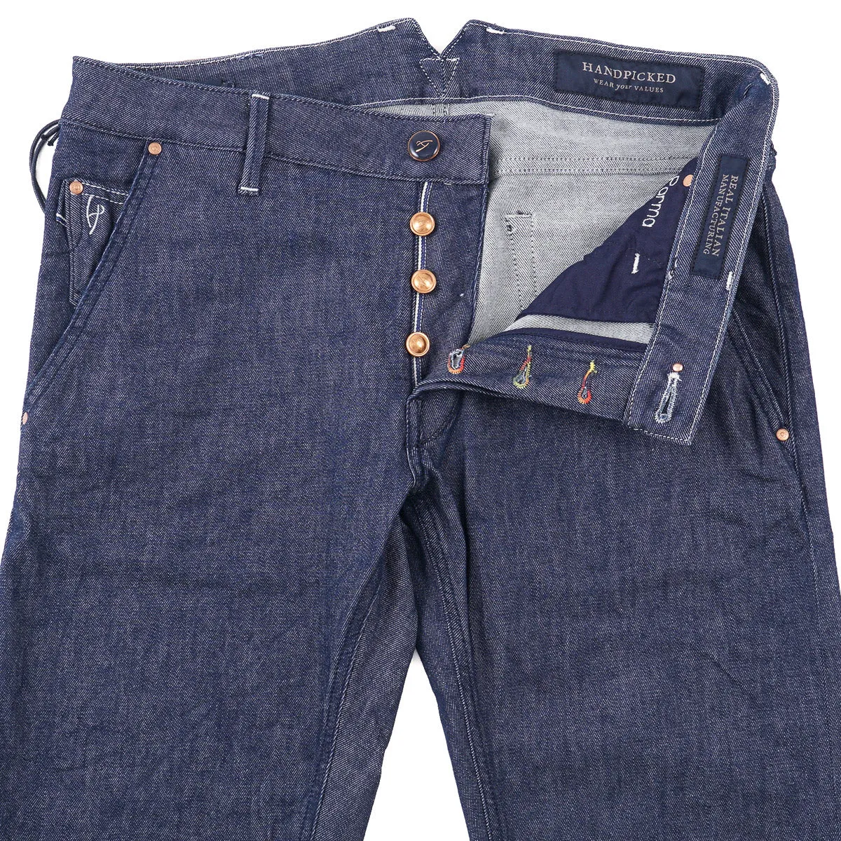 Handpicked Rinsed Selvedge Denim Jeans