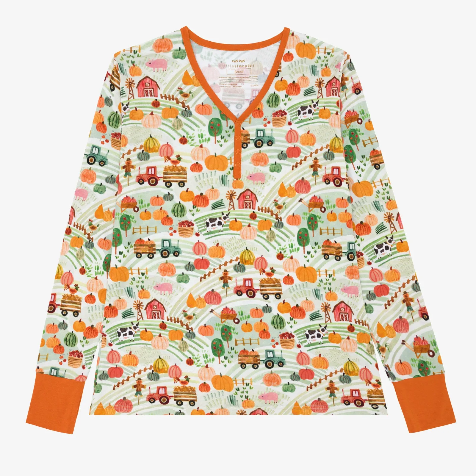 Happy Harvest Women's Pajama Top