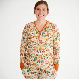 Happy Harvest Women's Pajama Top