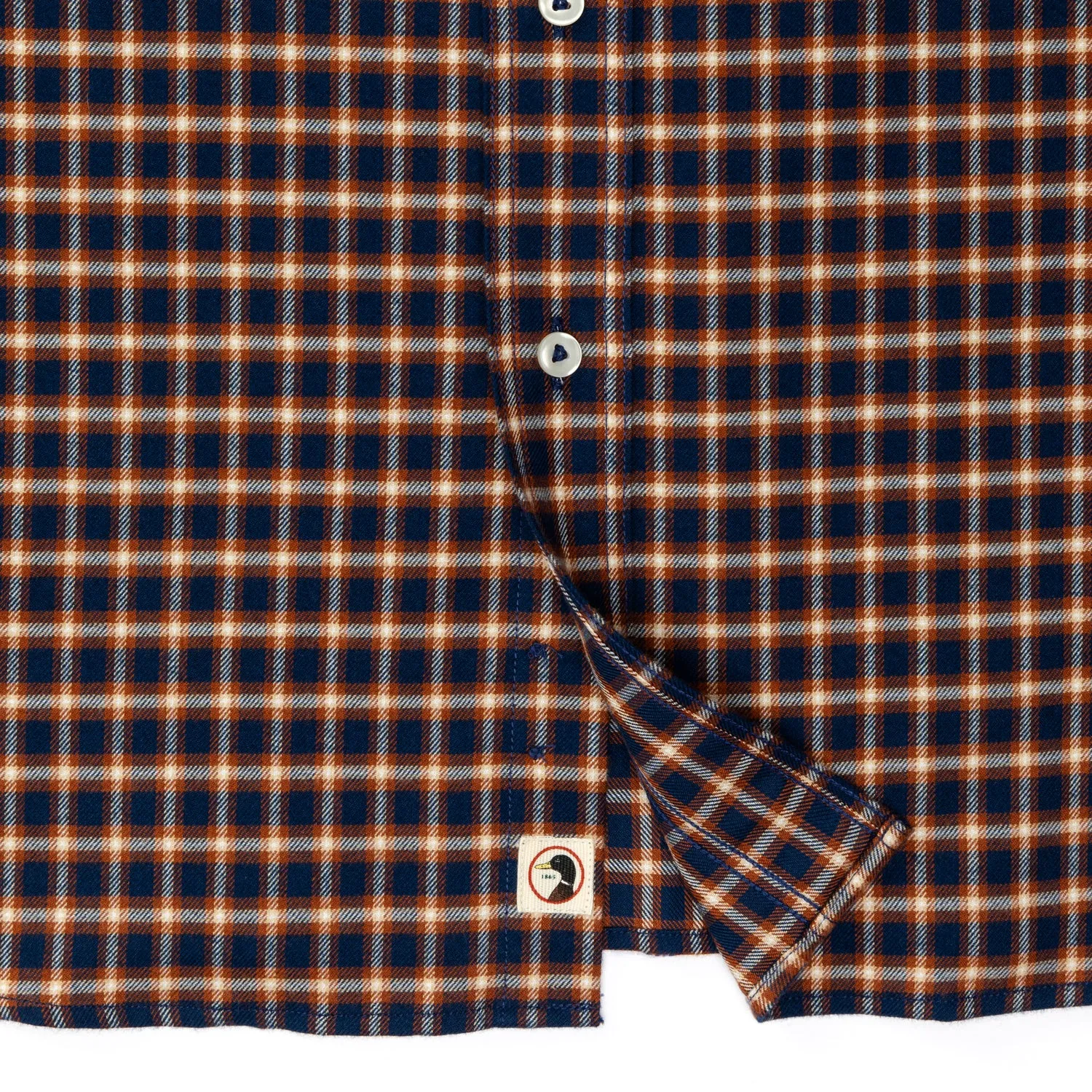 Harps Plaid Cotton Flannel Sport Shirt