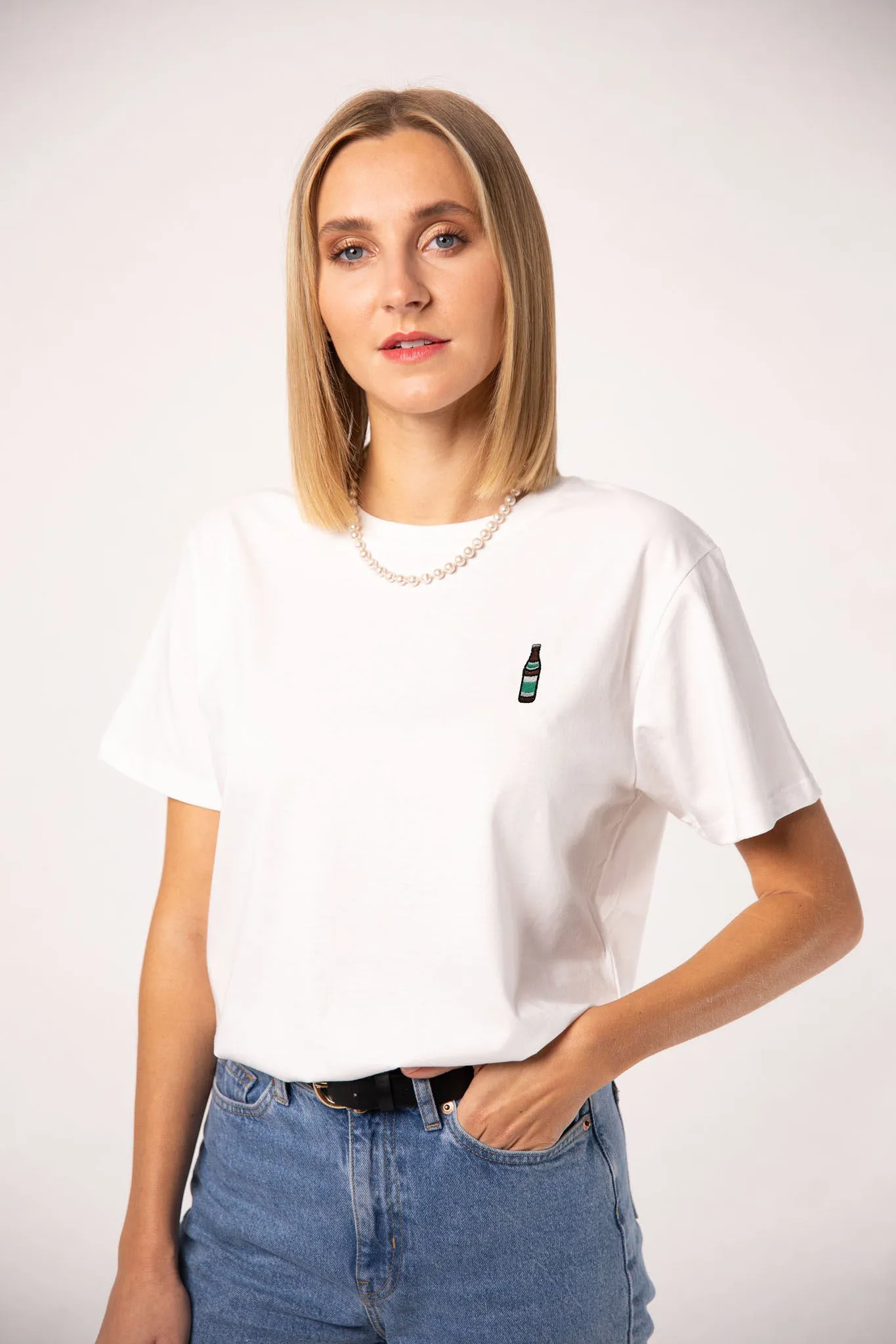 Helles | Besticktes Oversized Bio Baumwoll T-Shirt