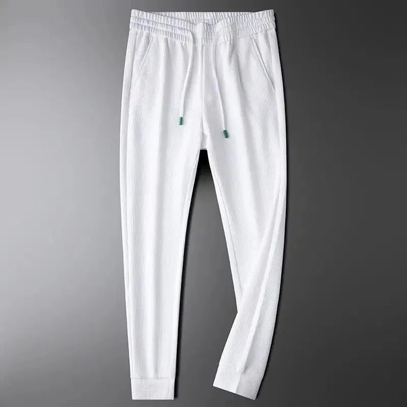 High Quality Sport Trousers New Waffle Pant Bottoms Custom Trousers Sweatpants | Q02