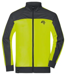 JAN 0486 ― Bi-color Sportjacke - Gelb Grün / Carbon Grau