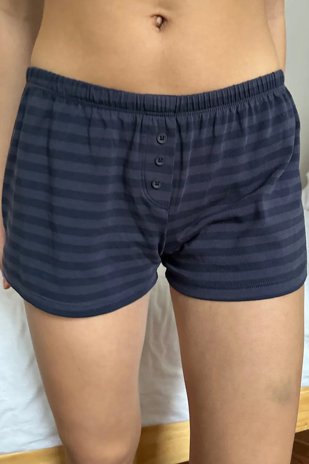 Keira Striped Sweatshorts