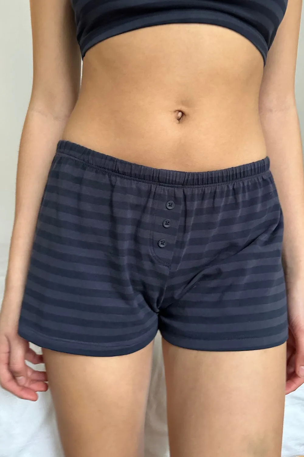 Keira Striped Sweatshorts