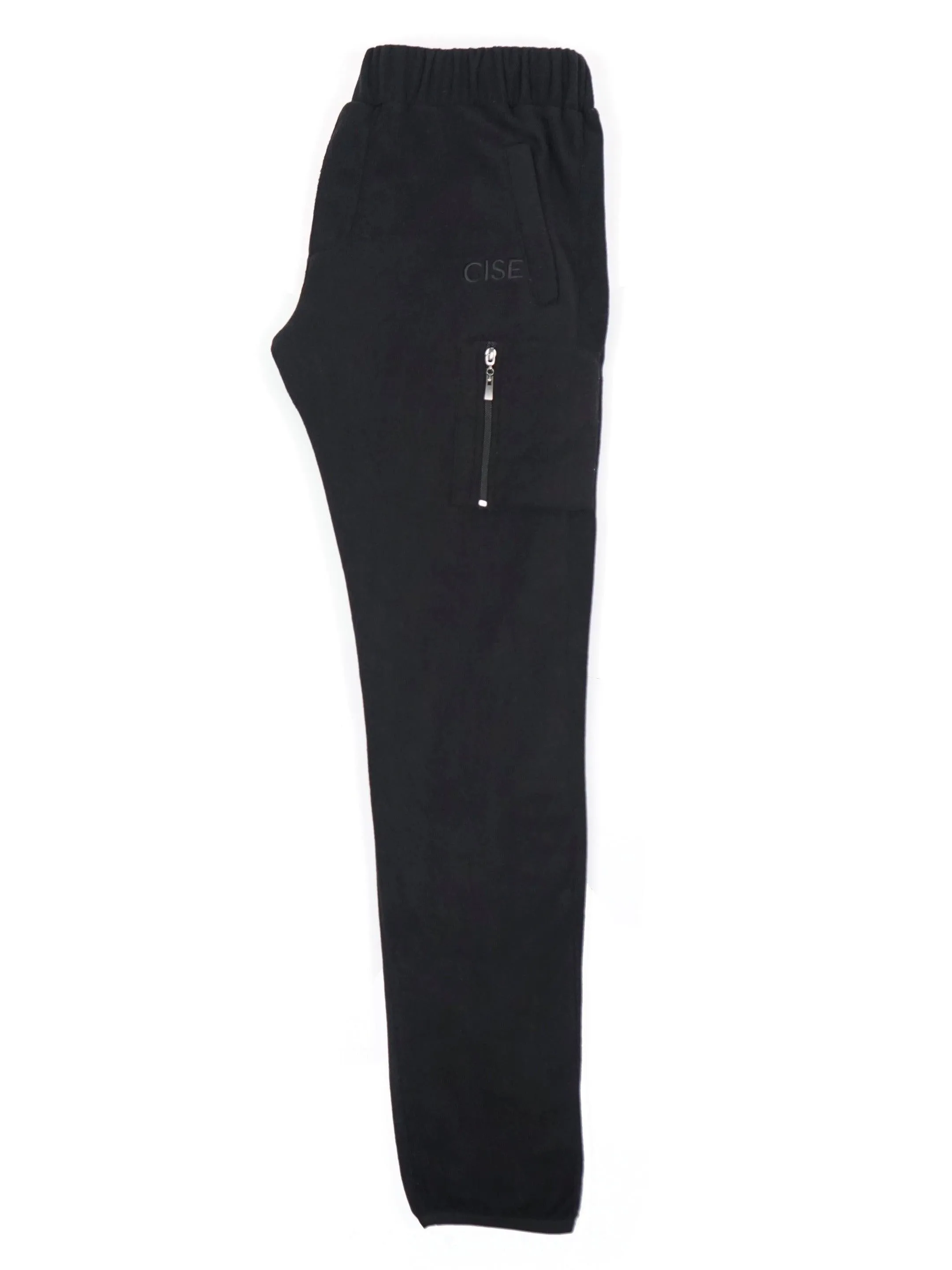 Kennedy Quarter-Zip Sweatpants (Matte Black)