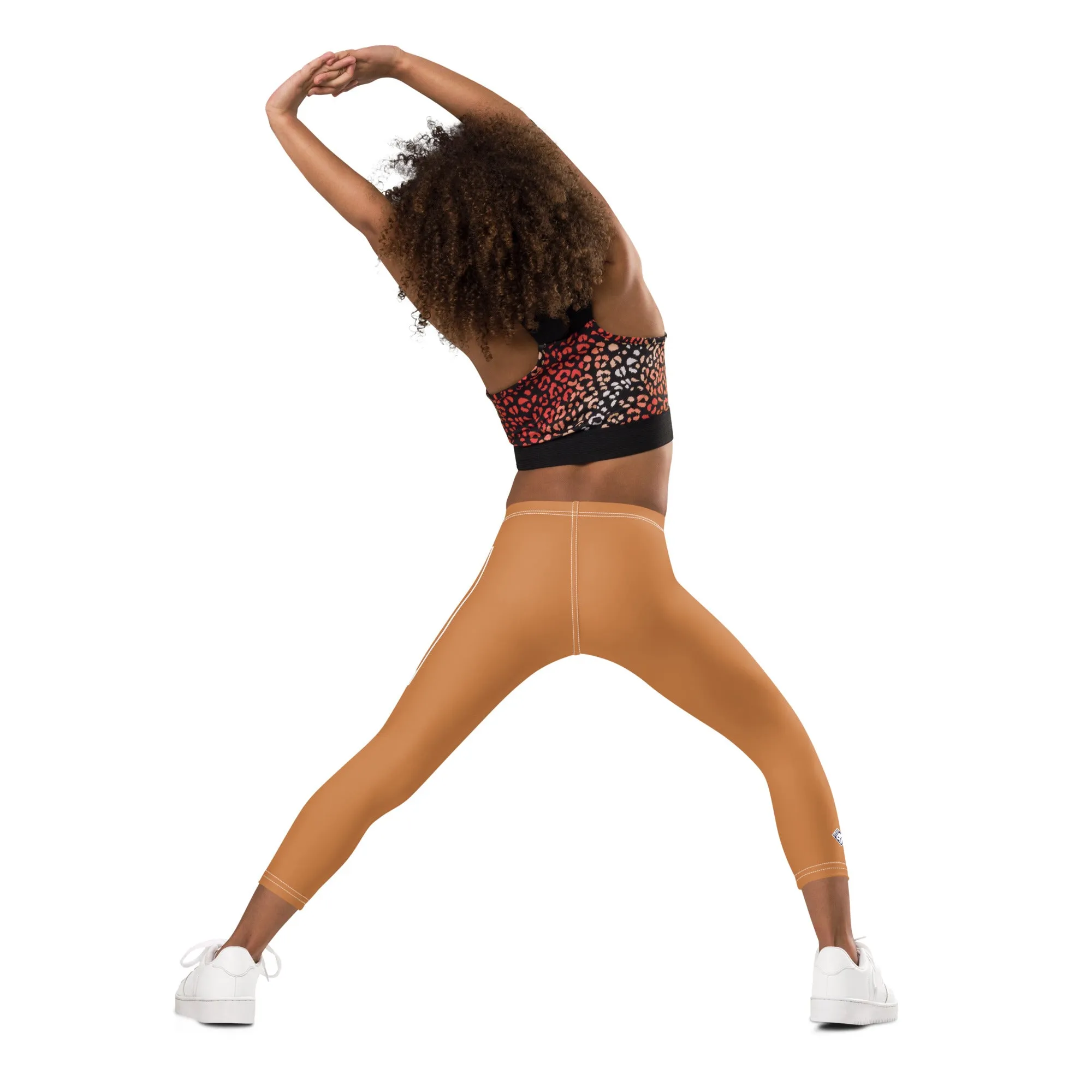 Kids' Girls Yoga Pants Workout Leggings Jiu-Jitsu 007 - Raw Sienna