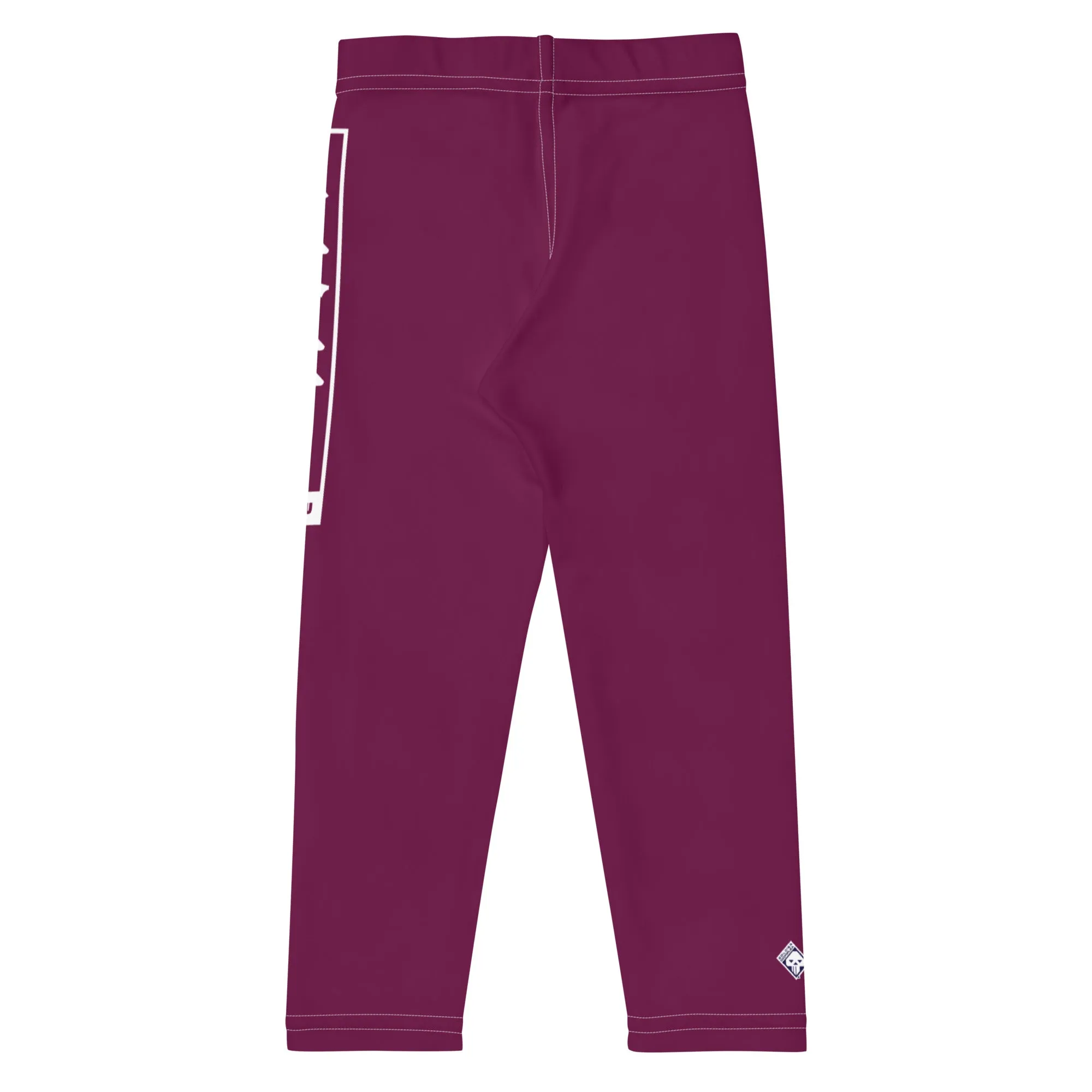 Kids' Girls Yoga Pants Workout Leggings Jiu-Jitsu 013 - Tyrian Purple