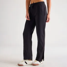 Ladies Black Wide Leg Jogger