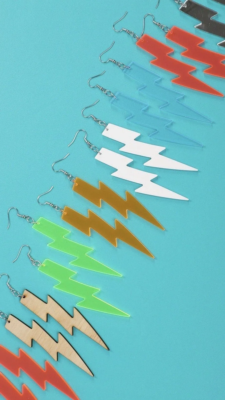 Lightning Bolt Earrings - Small