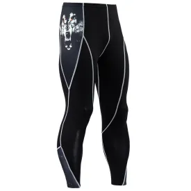 Lone Wolf No Gi BJJ Compression Leggings/Spats for Jiu Jitsu, MMA, Grappling and Wrestling