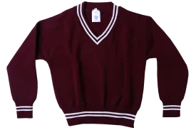 Longsleeve Striped Jersey - Luthuli Maroon/White