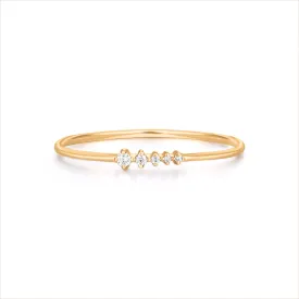 Lydia Gold CZ Ring