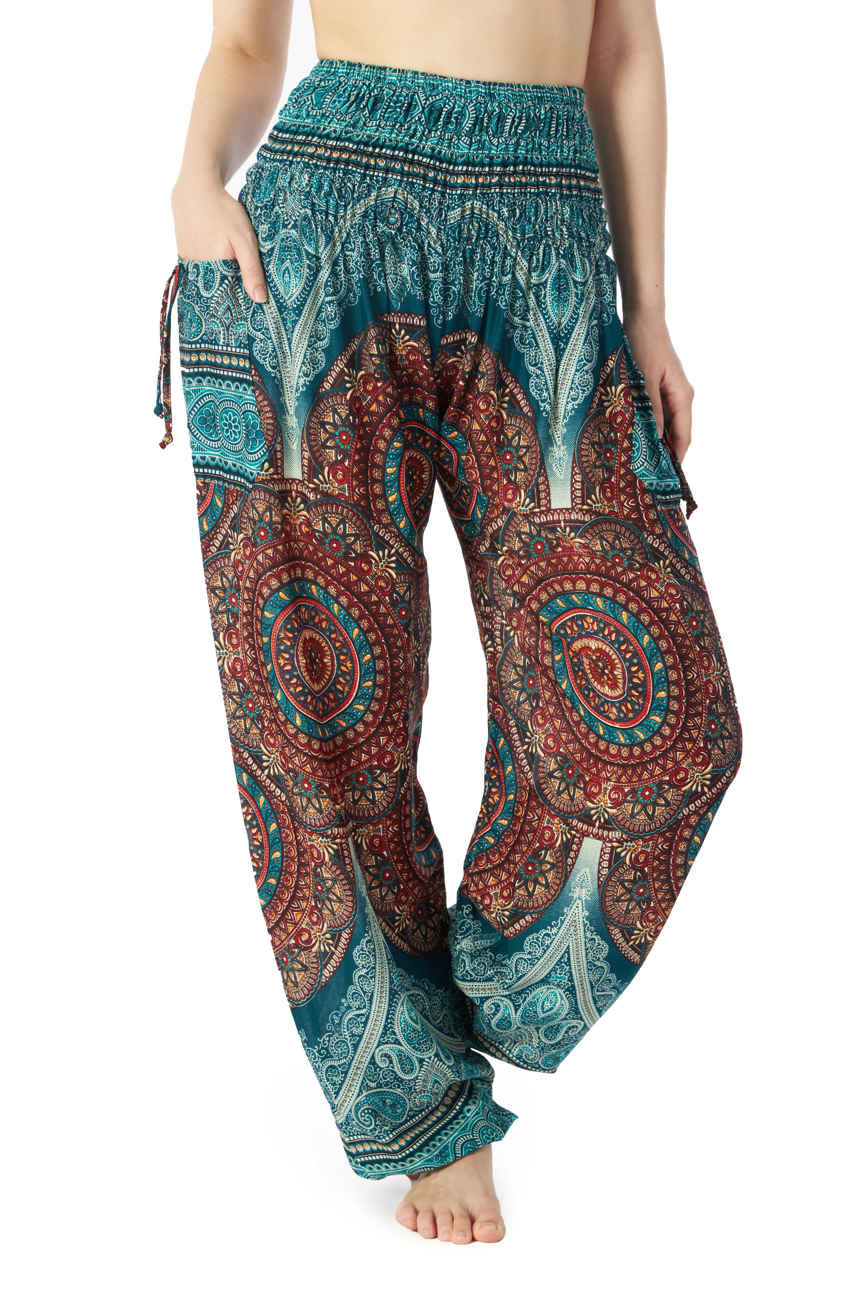 Mandala Print Boho Pants