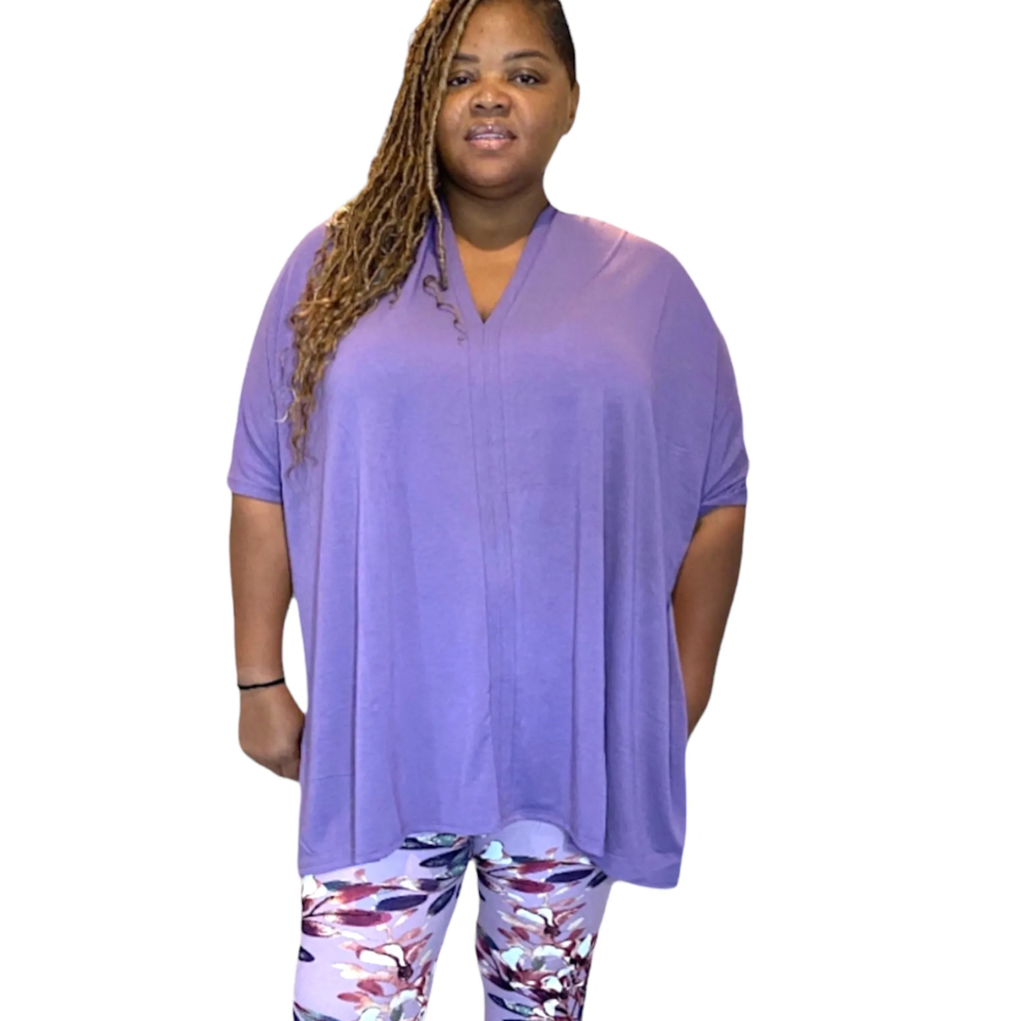 Mina Plus Size Poncho Top