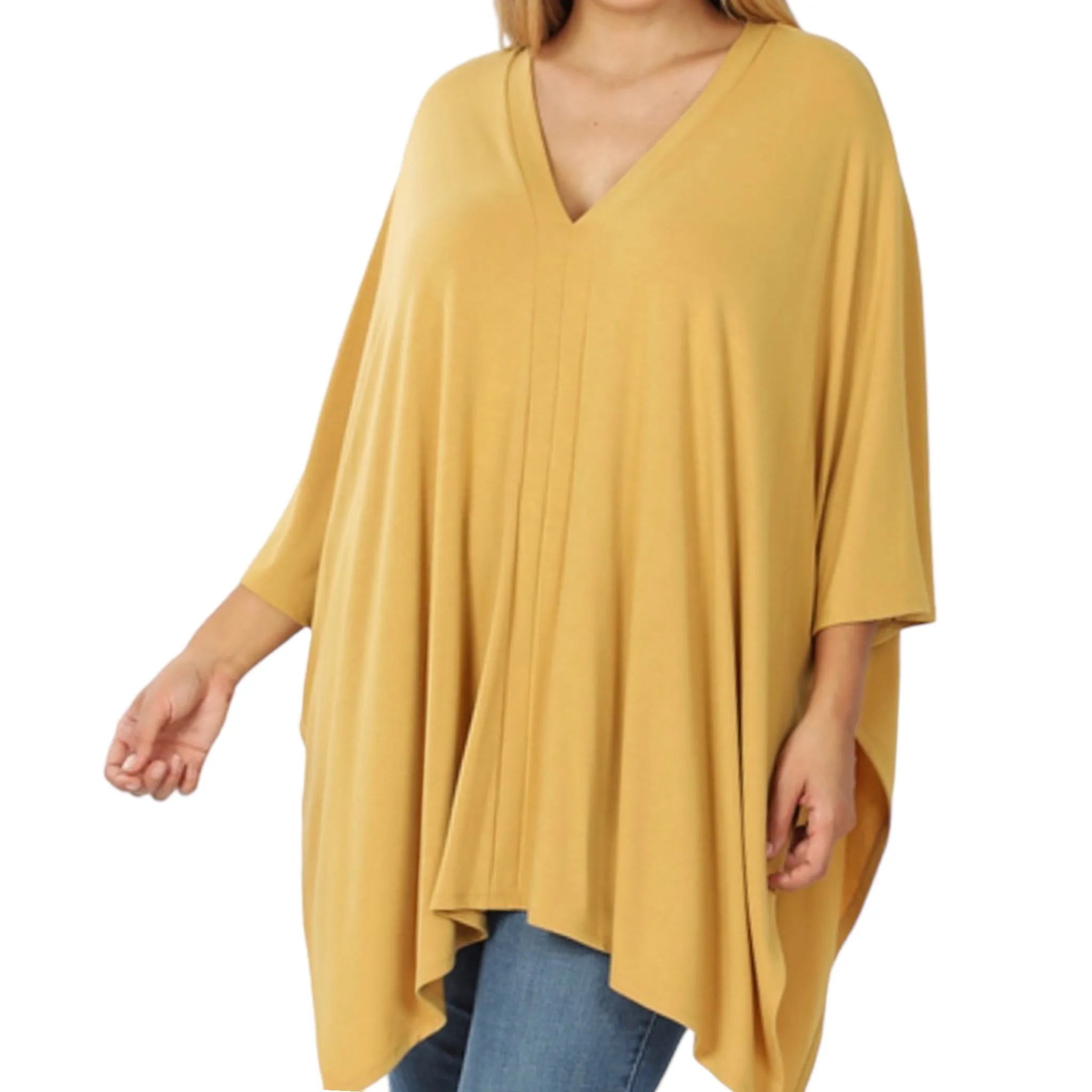 Mina Plus Size Poncho Top