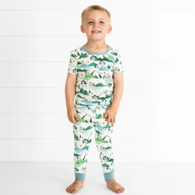 Mountain Mist Two-Piece Short Sleeve Pajama Set