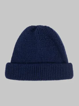 Mr. Fatman Merino Wool Roll Watch Cap Navy