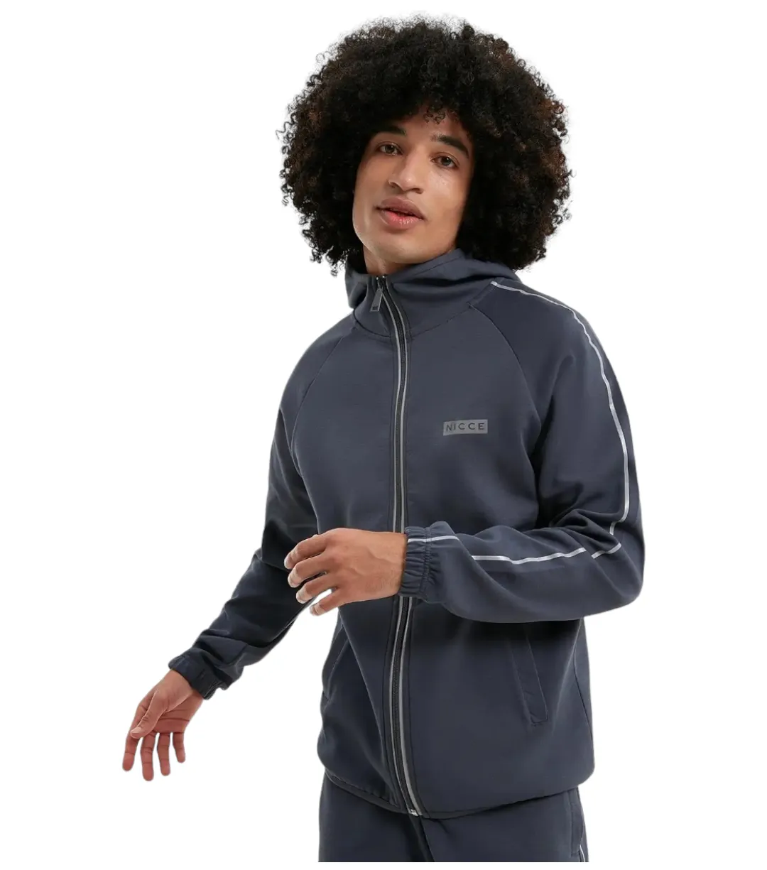 Nicce Base Tech Hoodie - Typhoon Blue