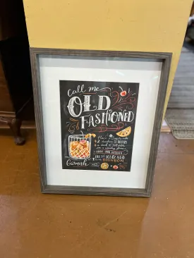 Old Fashioned Framed Art