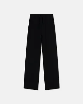 Polyka - Sale Bouclé Crepe Pants - Black