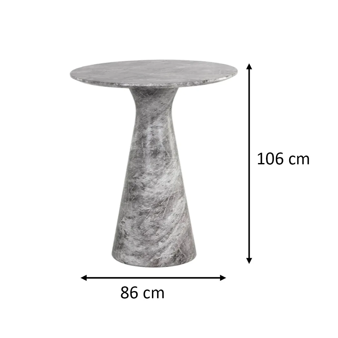 Shelburne Marble Look Bar Table by Sunpan Gray