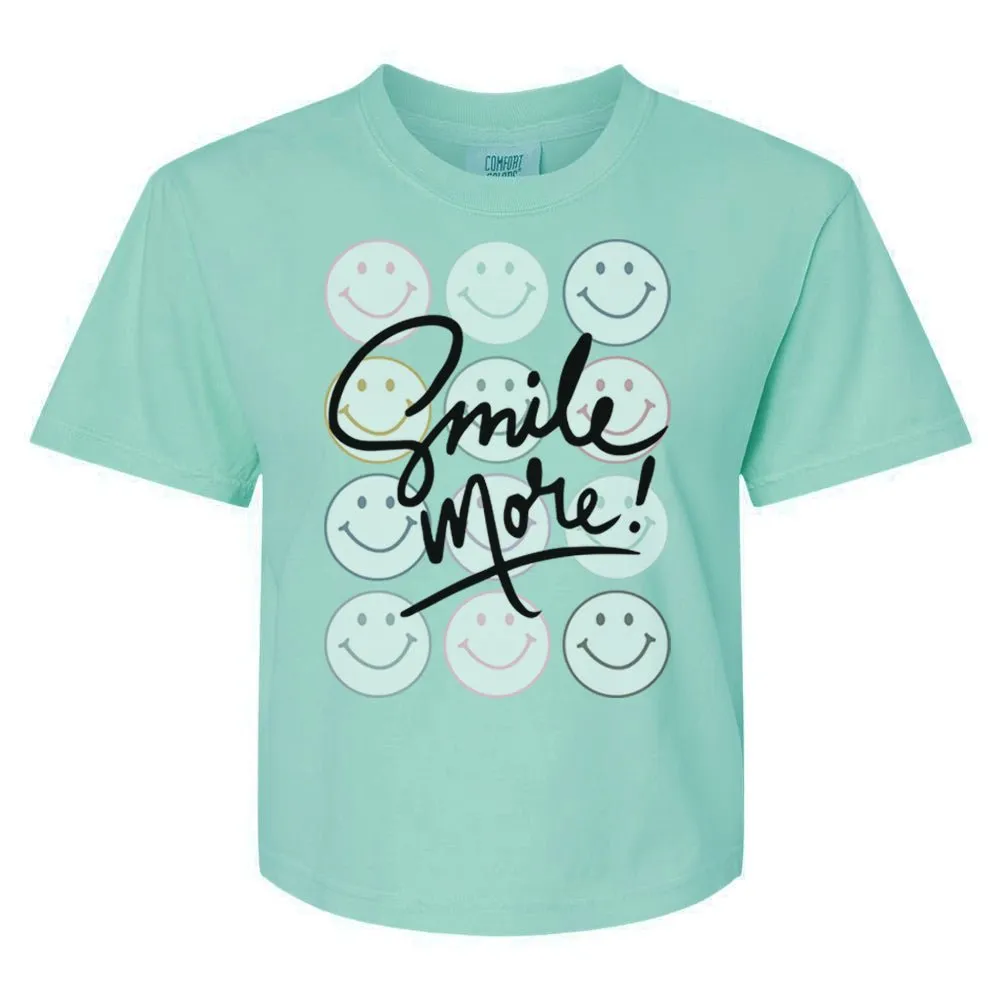 'Smile More' Boxy T-Shirt