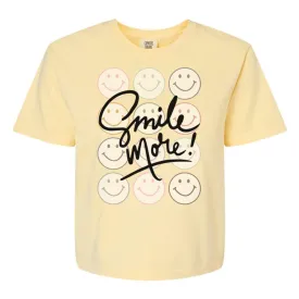 'Smile More' Boxy T-Shirt