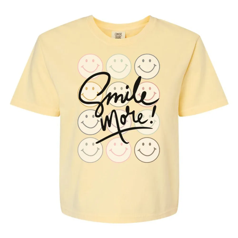 'Smile More' Boxy T-Shirt