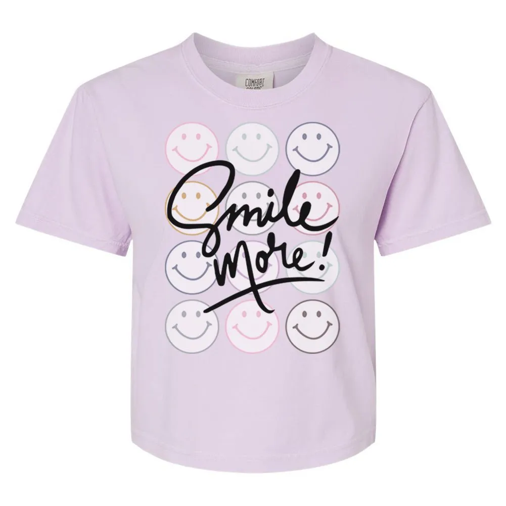 'Smile More' Boxy T-Shirt