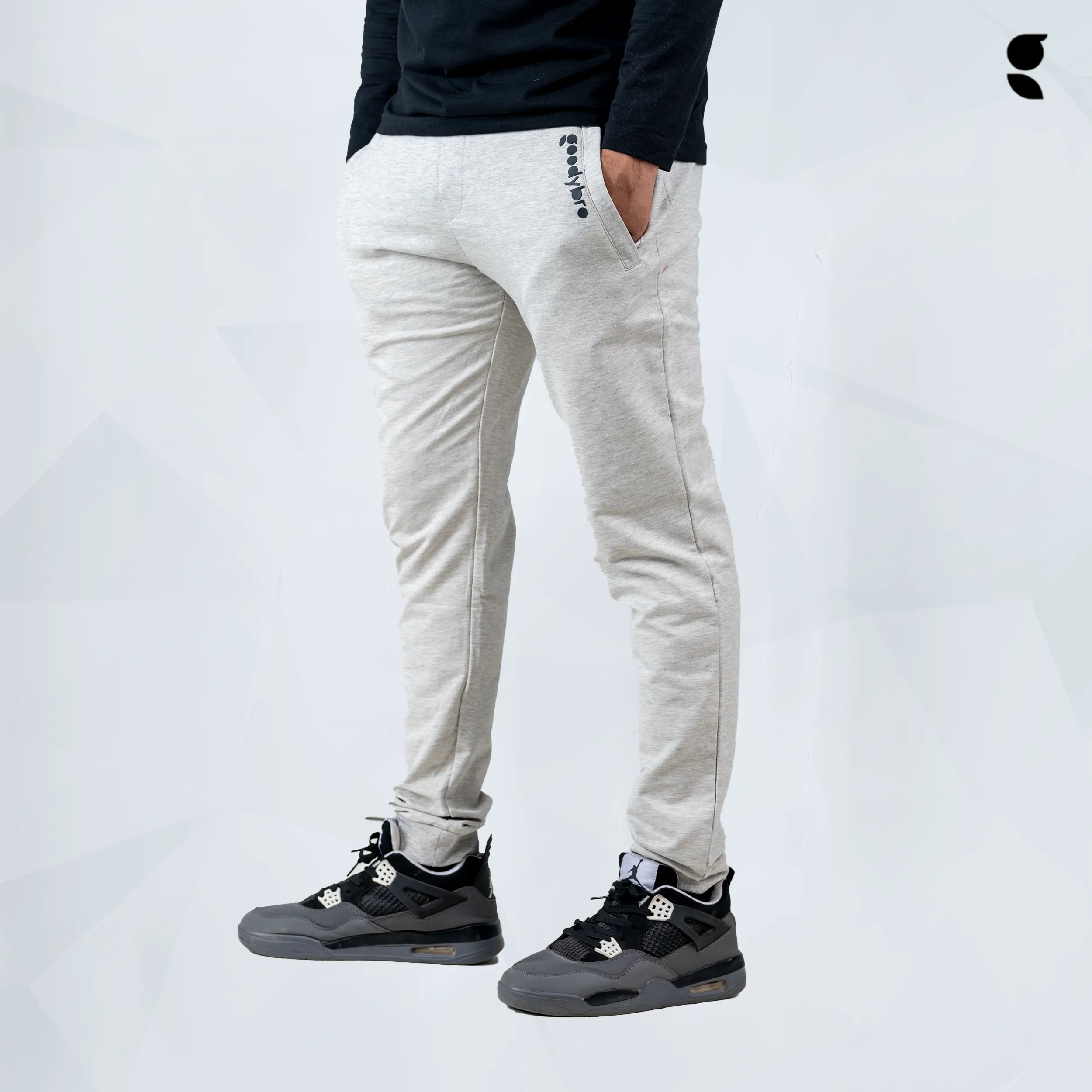 Solid Joggers | Ash