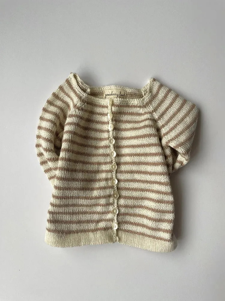 Striped cardigan