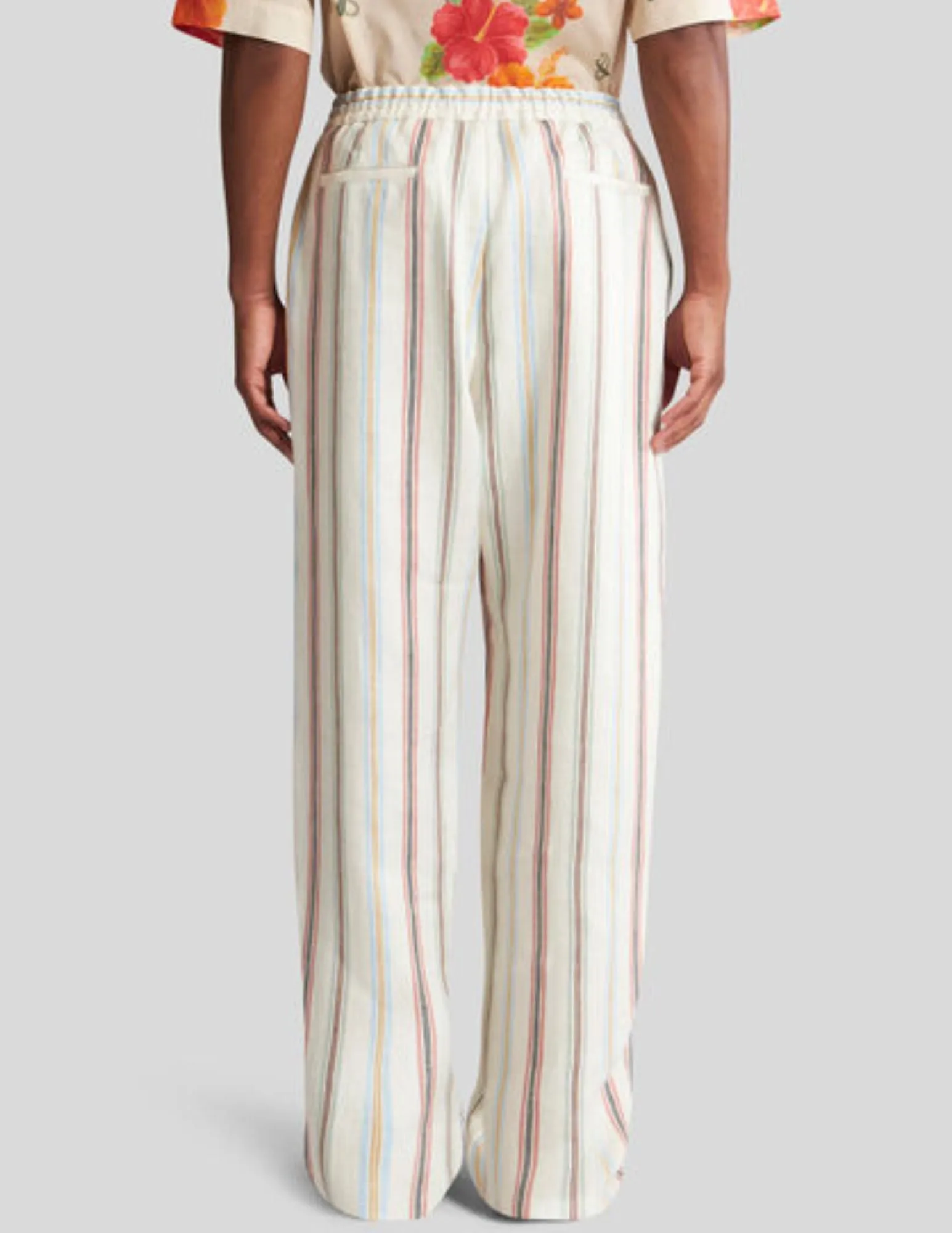 Striped Linen Cabana Trouser