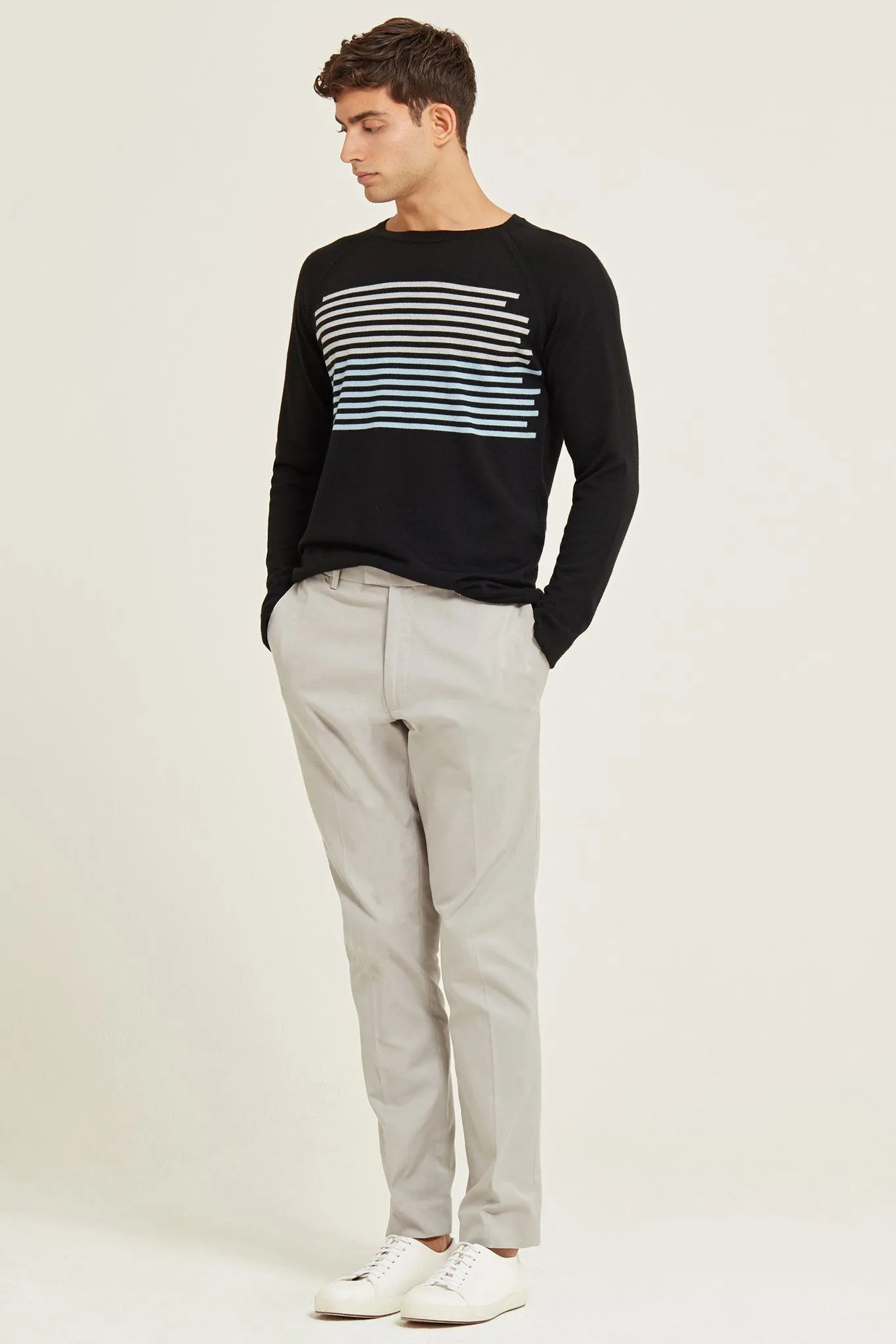 Striped Merino Wool Sweater