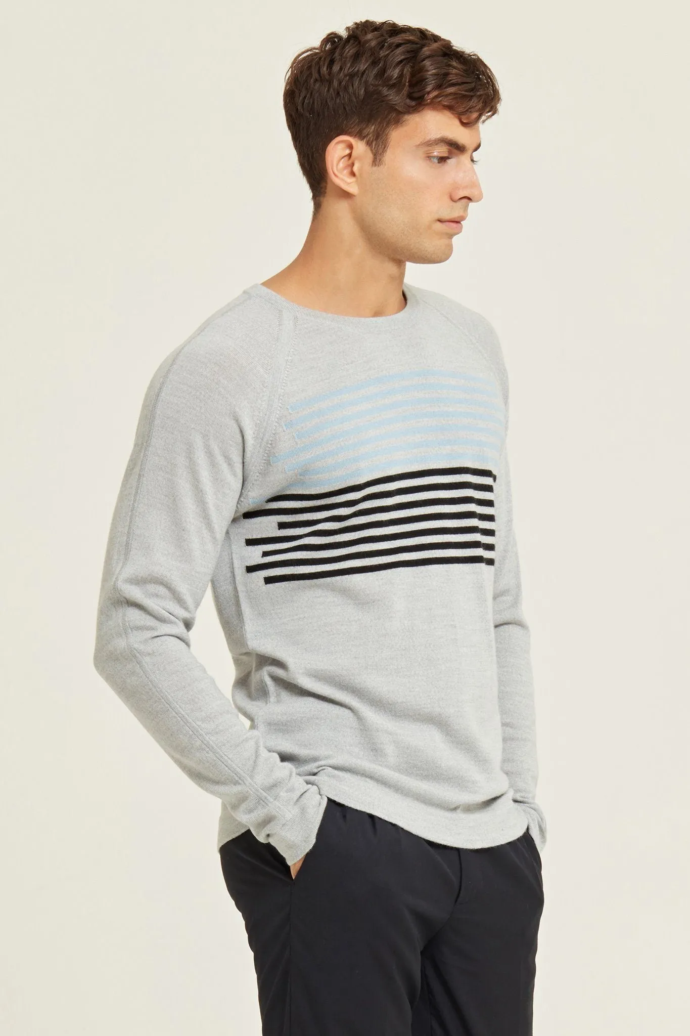 Striped Merino Wool Sweater