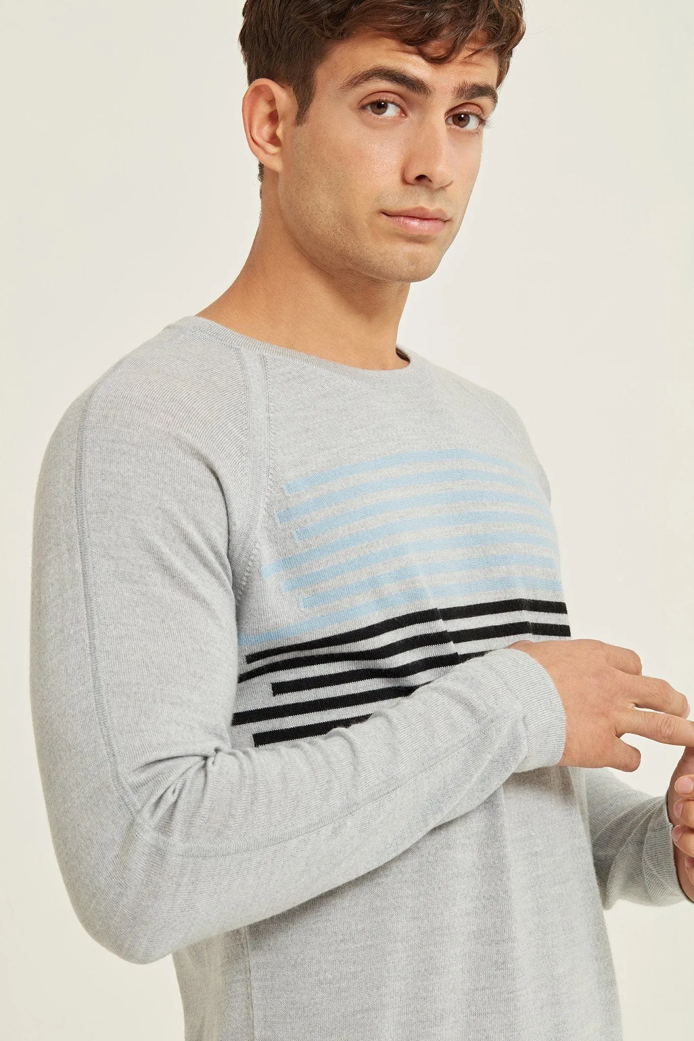 Striped Merino Wool Sweater