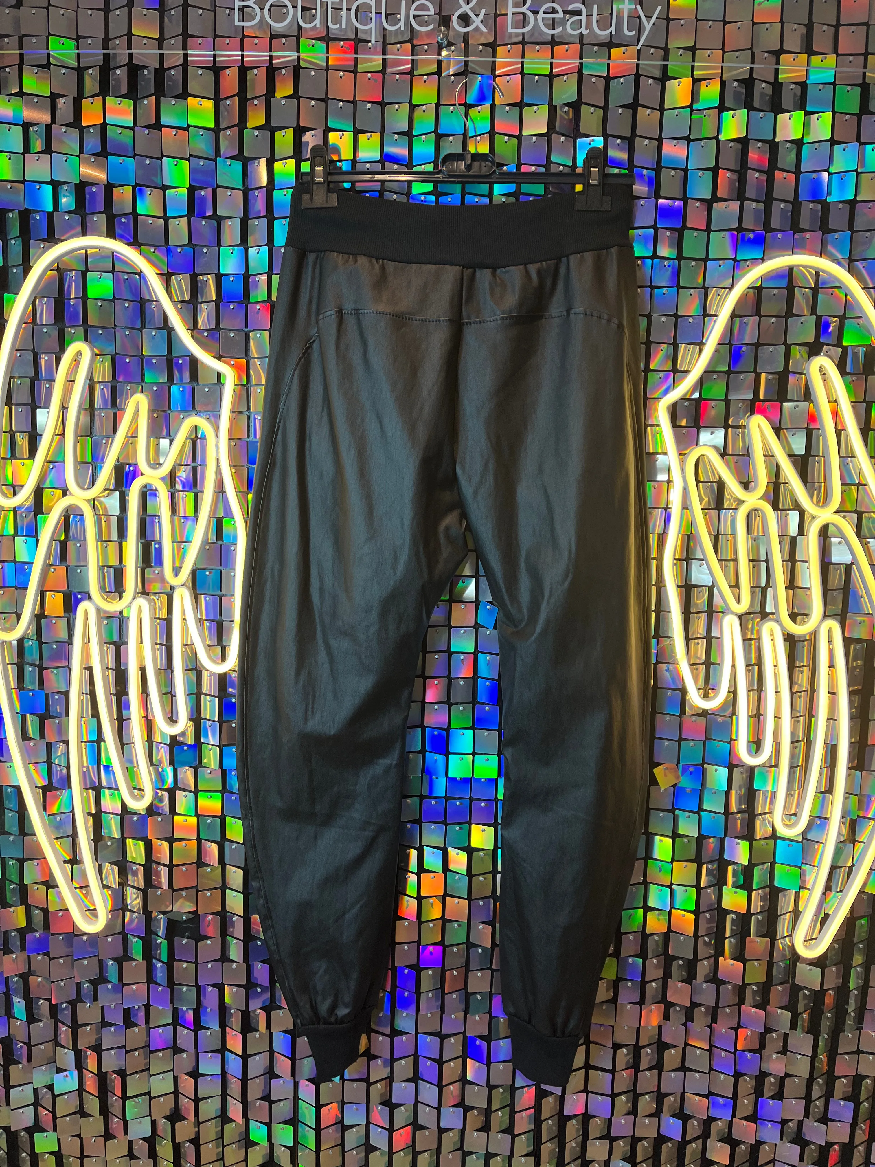 Studio Pleather Joggers