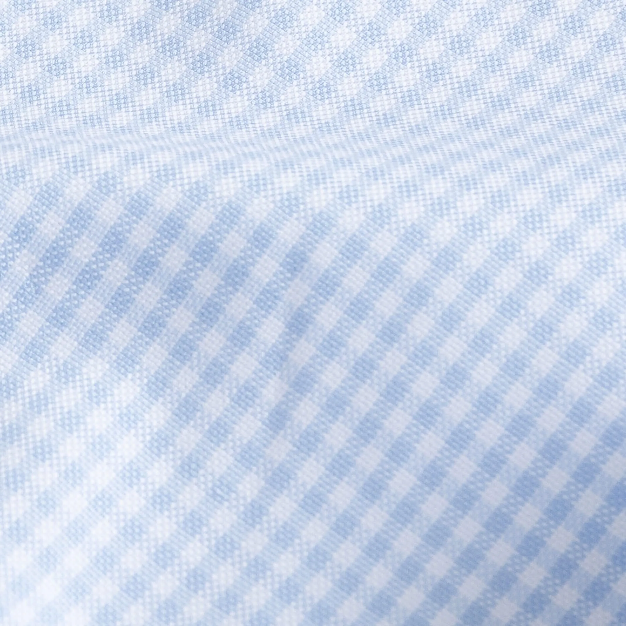 The Light Blue Geller Check Custom Shirt