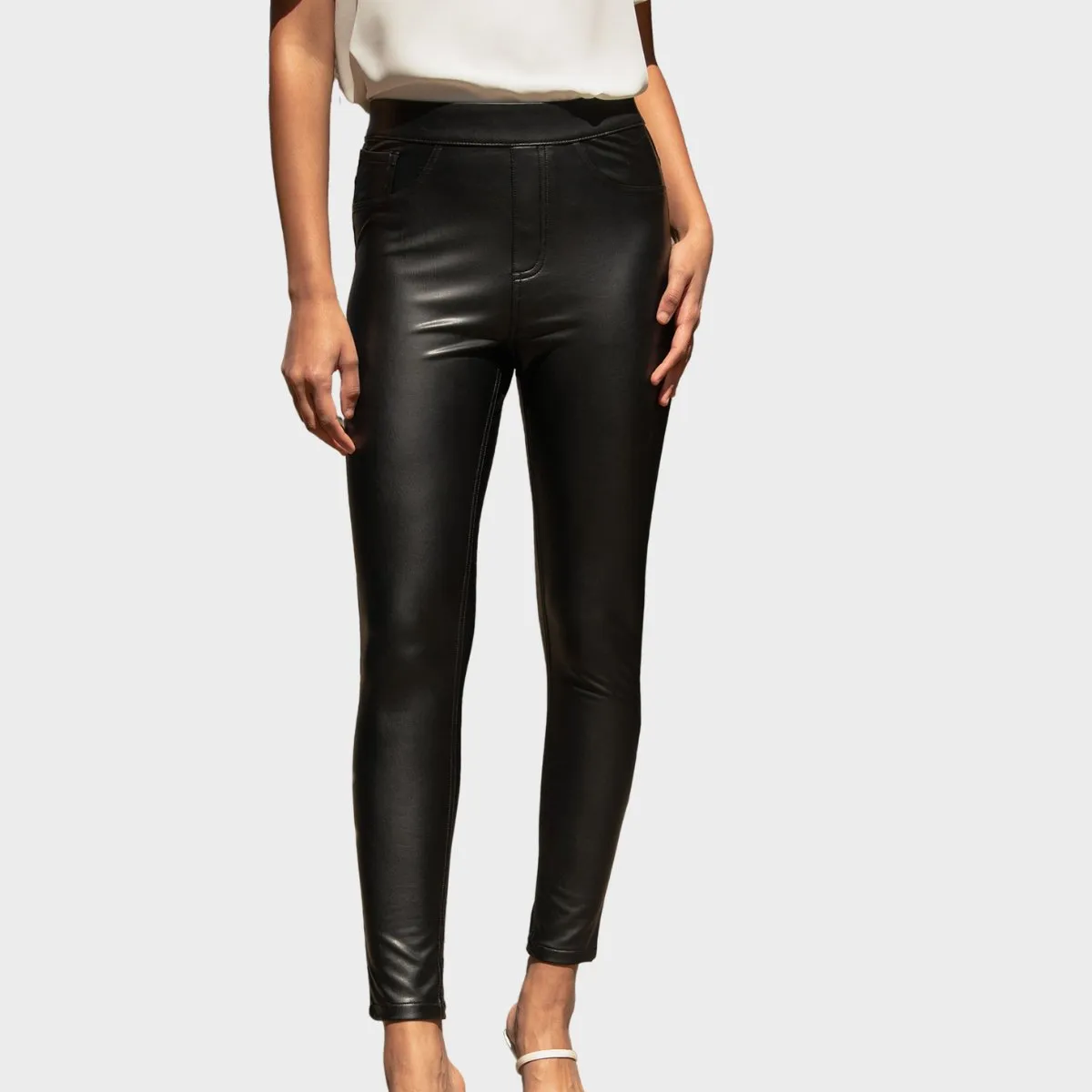 Threadbare Coated Jeggings