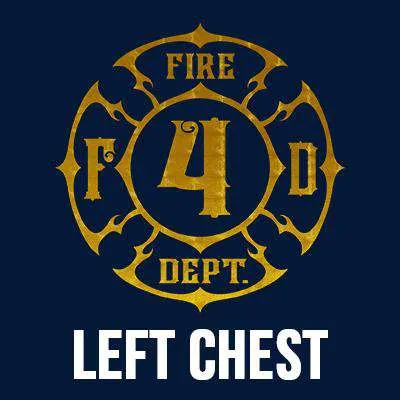 Traditional Fire Department Design, Firefighter T-Shirt