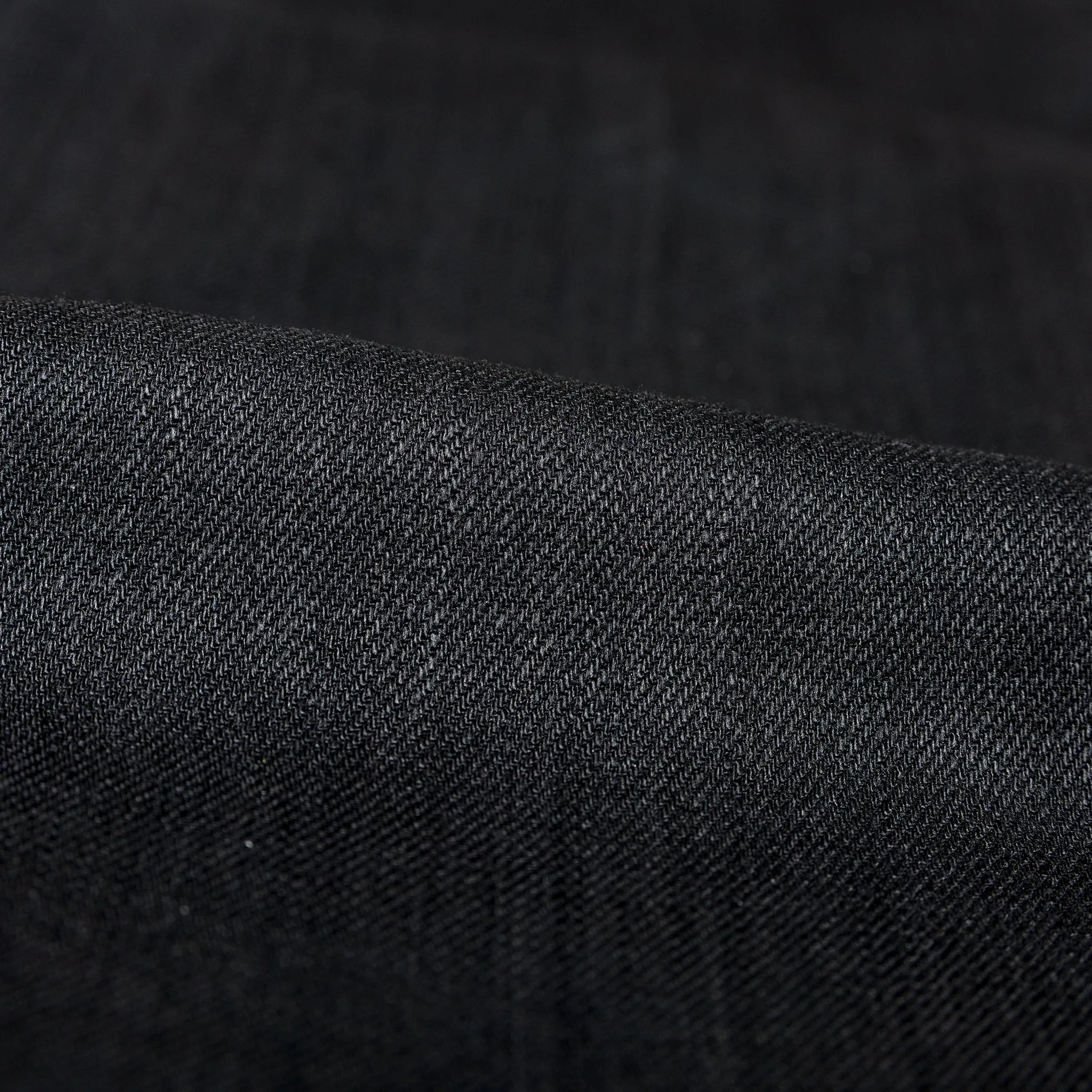 UB444 Tight Fit - 11oz Solid Black Stretch Selvedge Denim