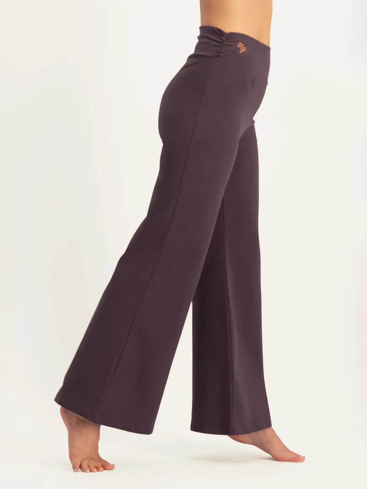 Urban Goddess Mave Wide Leg Yoga Pants - Berry