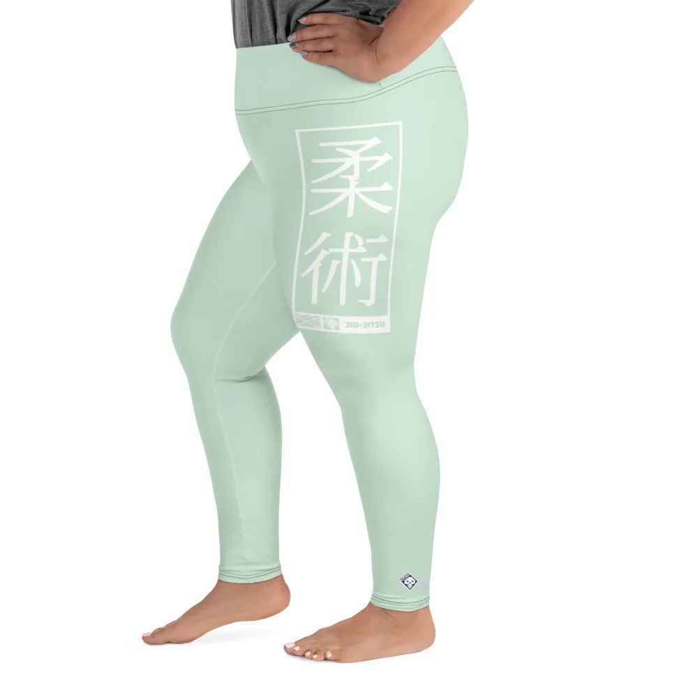 Women's Plus Size Yoga Pants Workout Leggings For Jiu Jitsu 011 - Surf Crest