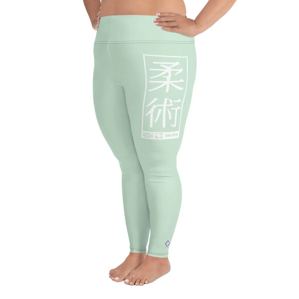 Women's Plus Size Yoga Pants Workout Leggings For Jiu Jitsu 011 - Surf Crest