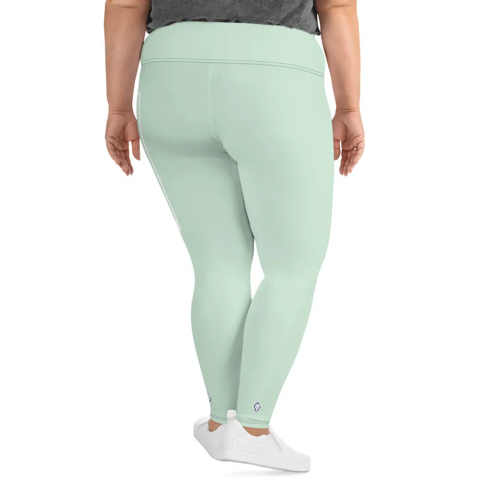 Women's Plus Size Yoga Pants Workout Leggings For Jiu Jitsu 011 - Surf Crest