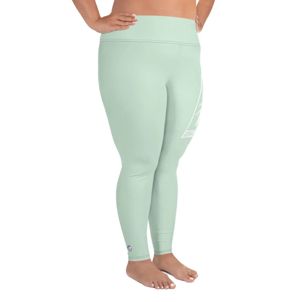 Women's Plus Size Yoga Pants Workout Leggings For Jiu Jitsu 011 - Surf Crest