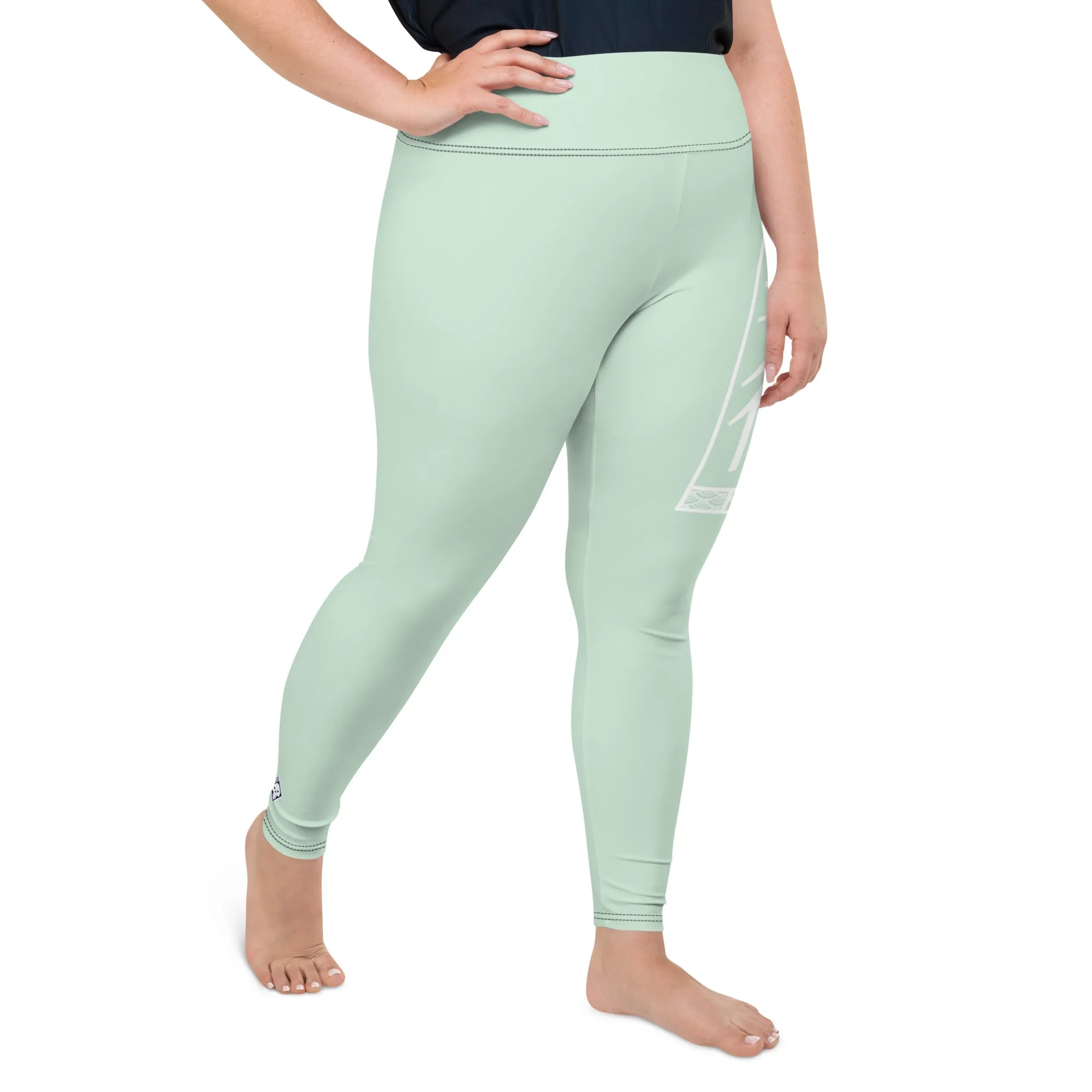 Women's Plus Size Yoga Pants Workout Leggings For Jiu Jitsu 011 - Surf Crest