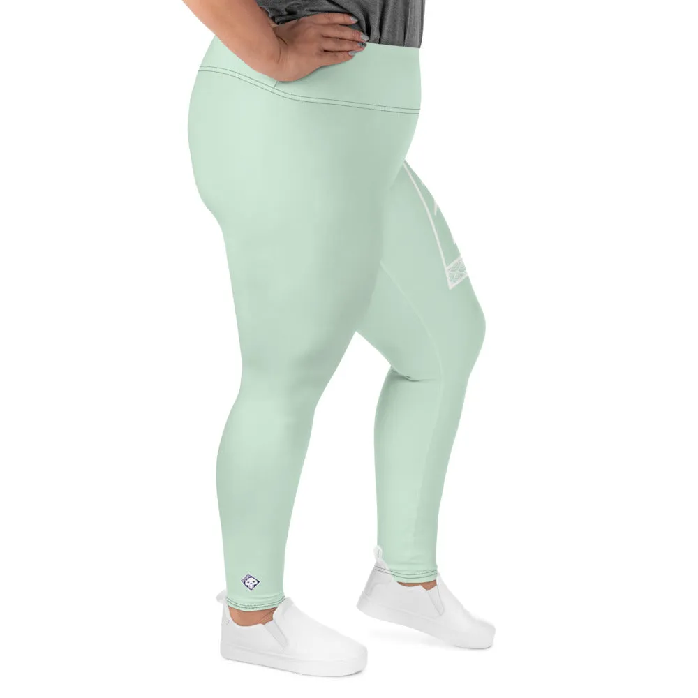 Women's Plus Size Yoga Pants Workout Leggings For Jiu Jitsu 011 - Surf Crest