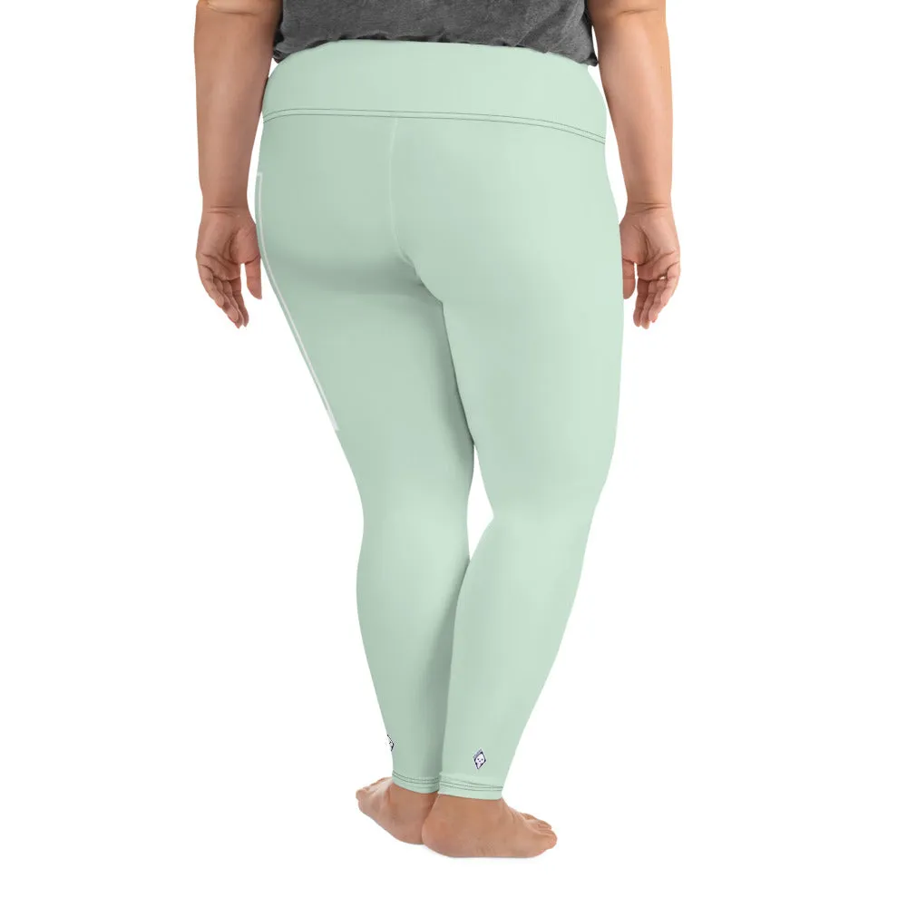 Women's Plus Size Yoga Pants Workout Leggings For Jiu Jitsu 011 - Surf Crest