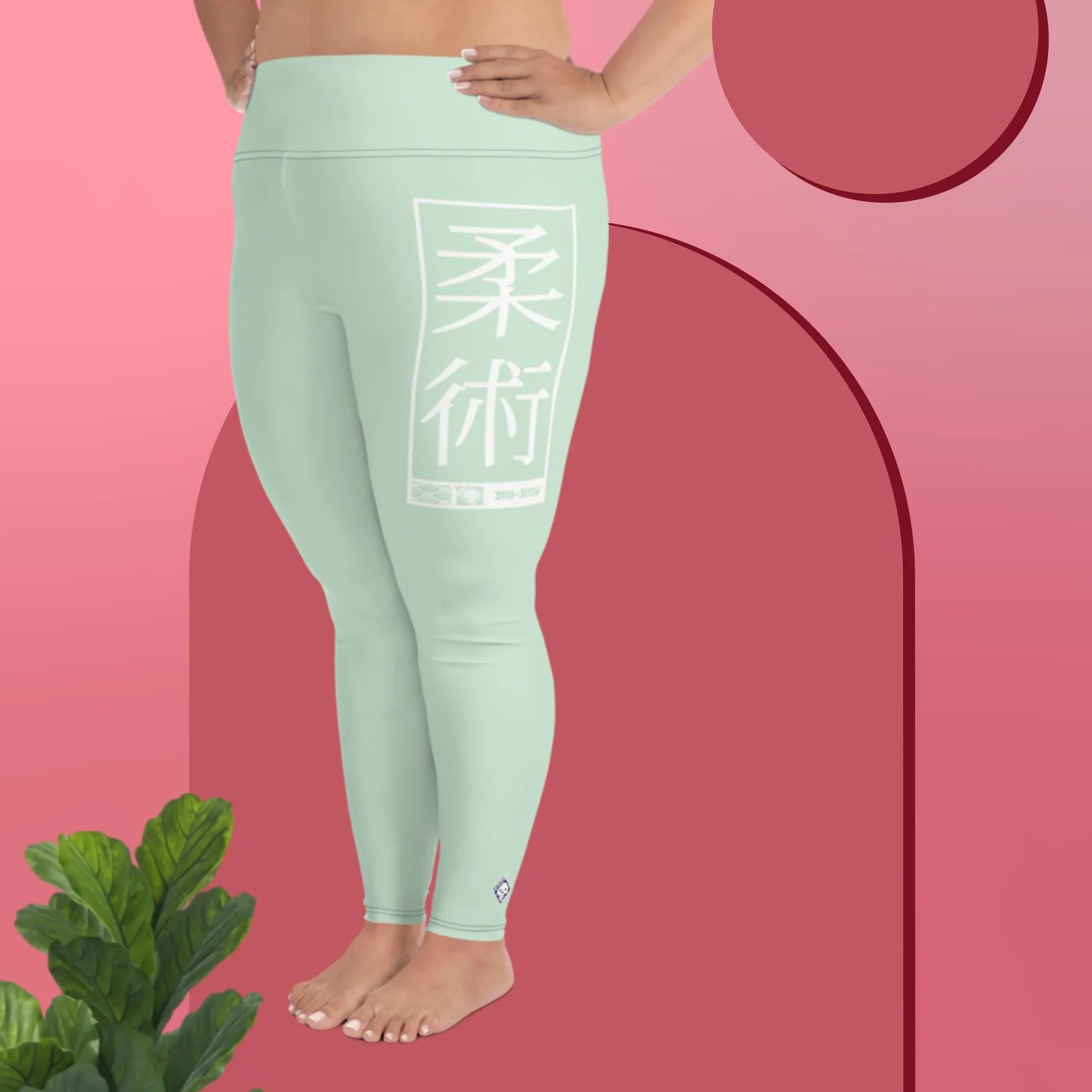 Women's Plus Size Yoga Pants Workout Leggings For Jiu Jitsu 011 - Surf Crest